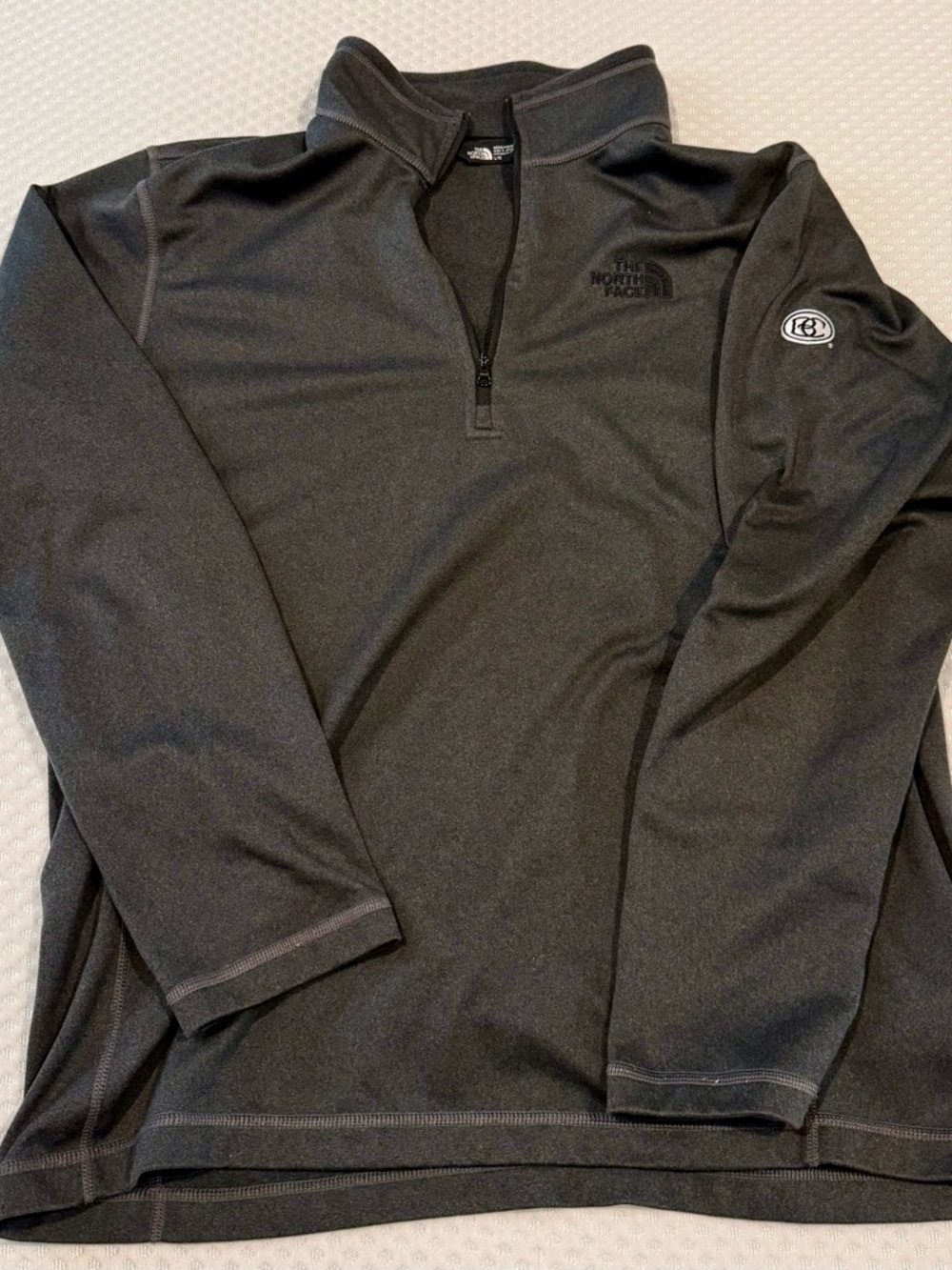Beaver Creek North Face Men’s Black Quarter-Zip Pullover- LARGE